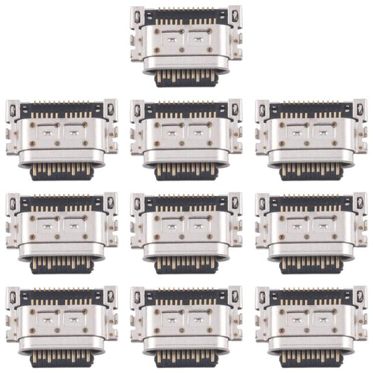 For Motorola Moto G200 10pcs Original Charging Port Connector - Others by buy2fix | Online Shopping UK | buy2fix