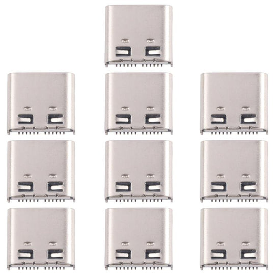 10pcs Original 12 Pin Charging Port Connector, Model:Dual-row Pin