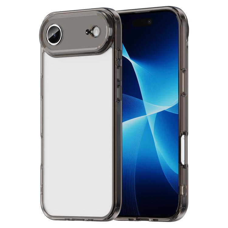 For iPhone Air PC Hybrid TPU Airbag Shockproof Phone Case(Transparent Black) - iPhone Air Cases by buy2fix | Online Shopping UK | buy2fix