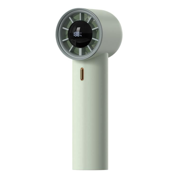 HX-F368 Smart Digital Display High Speed Handheld Fan(Green) - Electric Fans by buy2fix | Online Shopping UK | buy2fix