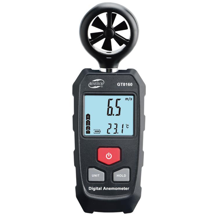 BENETECH GT8160 Handheld Wind Speed / Temperature Measuring Anemometer - Tachometers & Anemometer by BENETECH | Online Shopping UK | buy2fix