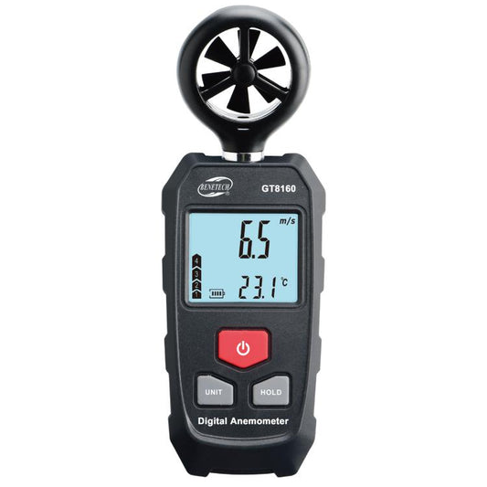 BENETECH GT8160 Handheld Wind Speed / Temperature Measuring Anemometer - Tachometers & Anemometer by BENETECH | Online Shopping UK | buy2fix