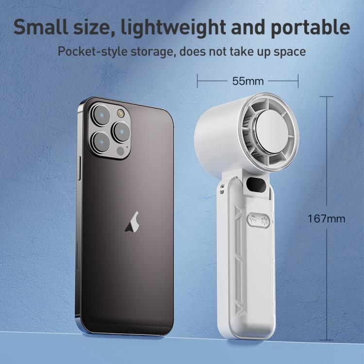 RD21 Folding Cooling Handheld Fan(Blue) - Electric Fans by buy2fix | Online Shopping UK | buy2fix