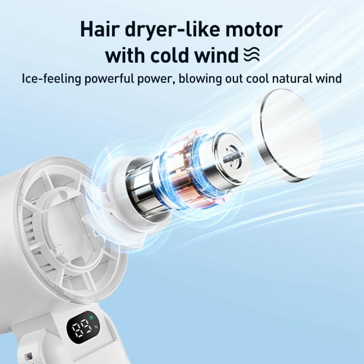 RD21 Folding Cooling Handheld Fan(Blue) - Electric Fans by buy2fix | Online Shopping UK | buy2fix