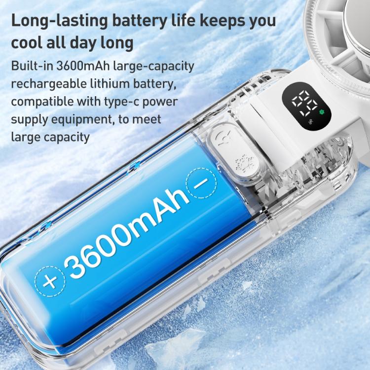 RD21 Folding Cooling Handheld Fan(Purple) - Electric Fans by buy2fix | Online Shopping UK | buy2fix