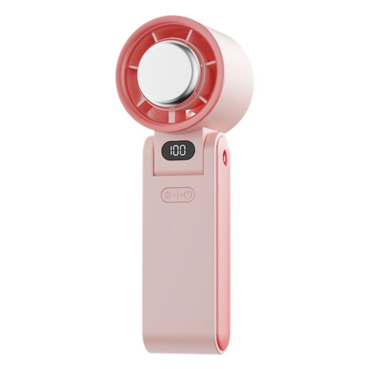 Y19 Smart Ice Compress Folding Handheld Fan(Daisy Red) - Electric Fans by buy2fix | Online Shopping UK | buy2fix
