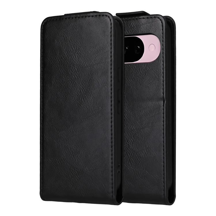 For Google Pixel 10 5G / 10 Pro 5G Magnetic Vertical Flip Leather Phone Case with Buckle(Black) - Google Cases by buy2fix | Online Shopping UK | buy2fix
