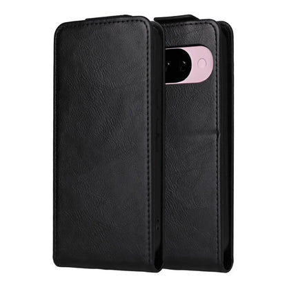 For Google Pixel 10 5G / 10 Pro 5G Magnetic Vertical Flip Leather Phone Case with Buckle(Black) - Google Cases by buy2fix | Online Shopping UK | buy2fix