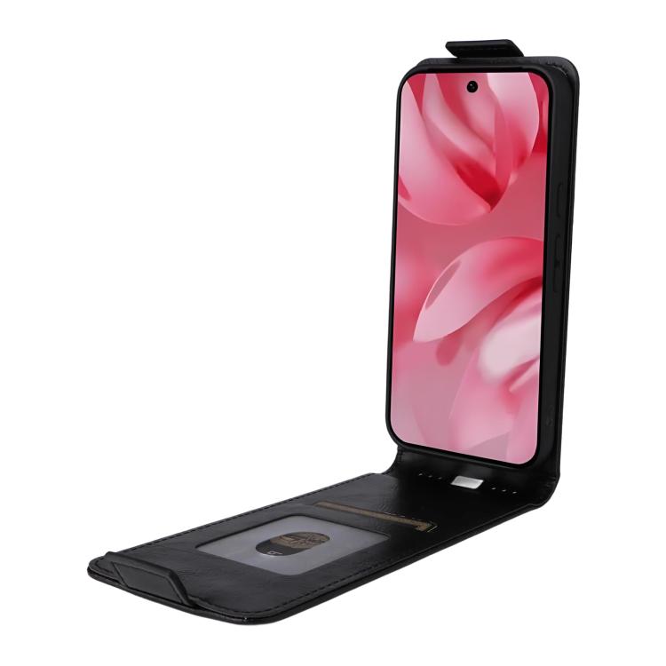 For Google Pixel 10 5G / 10 Pro 5G Magnetic Vertical Flip Leather Phone Case with Buckle(Black) - Google Cases by buy2fix | Online Shopping UK | buy2fix