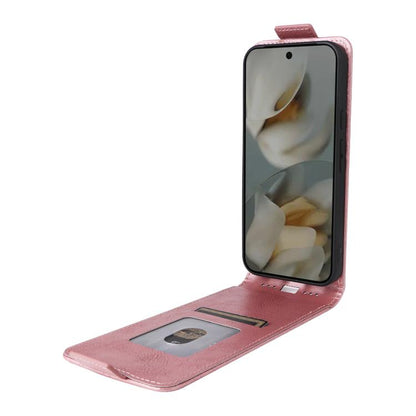 For Google Pixel 10 Pro XL 5G Magnetic Vertical Flip Leather Phone Case with Buckle(Rose Gold) - Google Cases by buy2fix | Online Shopping UK | buy2fix