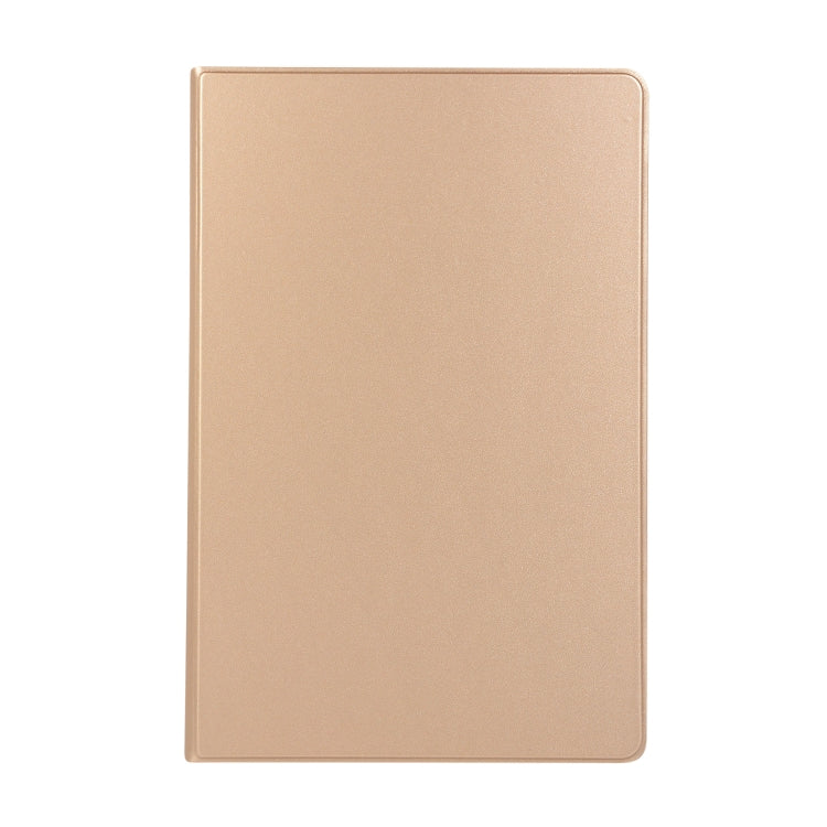 For Samsung Galaxy Tab S8+ / Tab S8 Plus / Tab S7 FE / Tab S7+ / T970 Horizontal Flip Elasticity PU + TPU Leather Case with Holder(Gold) by buy2fix