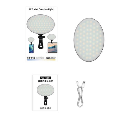 GZ-668 Full Color Portable Pocket Fill Light(Cold/Warm/White Light) - Selfie Light by buy2fix | Online Shopping UK | buy2fix