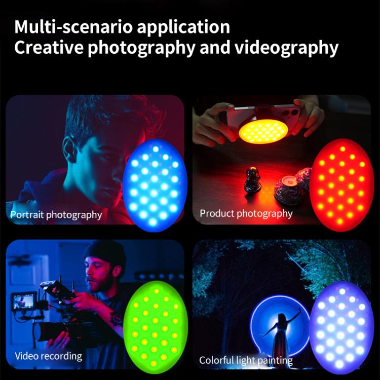 GZ-668 Full Color Portable Pocket Fill Light(RGB Light) - Selfie Light by buy2fix | Online Shopping UK | buy2fix