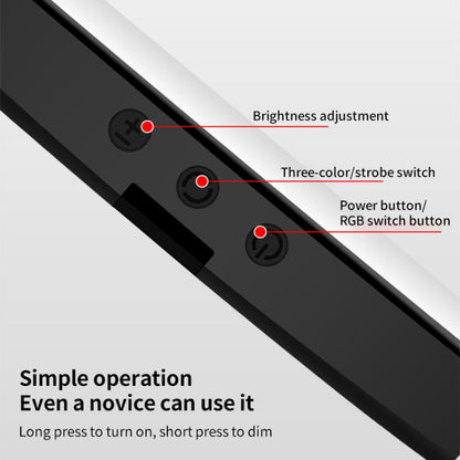 GZ-668 Full Color Portable Pocket Fill Light(Cold/Warm/White Light) - Selfie Light by buy2fix | Online Shopping UK | buy2fix