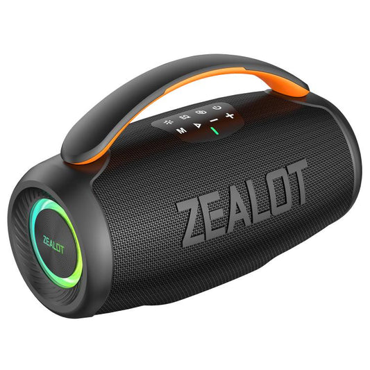 Zealot P11 50W Portable Outdoor RGB Bluetooth Speaker(Black) - Desktop Speaker by ZEALOT | Online Shopping UK | buy2fix