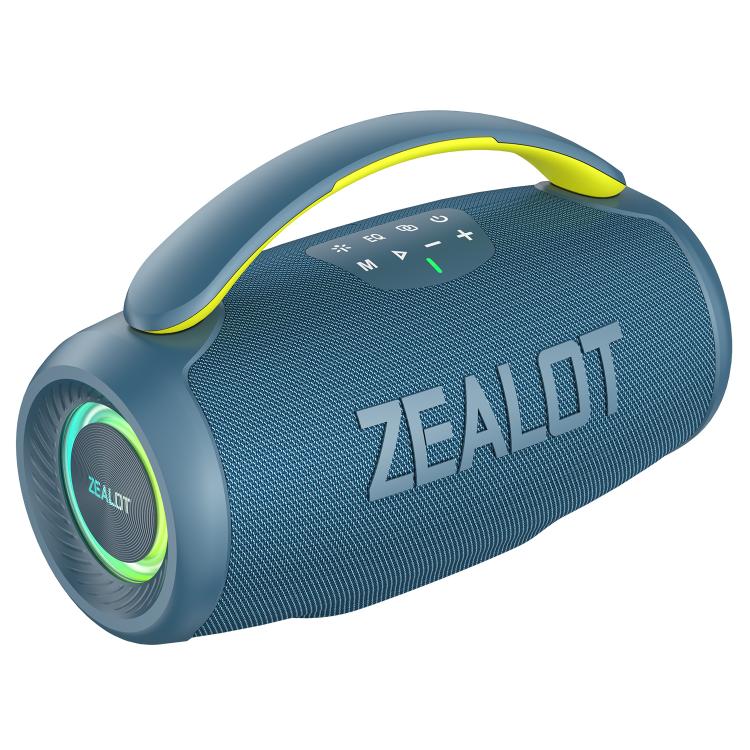 Zealot P11 50W Portable Outdoor RGB Bluetooth Speaker(Blue Cyan) - Desktop Speaker by ZEALOT | Online Shopping UK | buy2fix