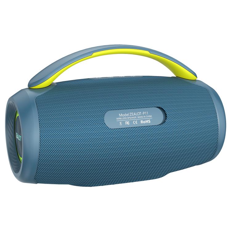 Zealot P11 50W Portable Outdoor RGB Bluetooth Speaker(Blue Cyan) - Desktop Speaker by ZEALOT | Online Shopping UK | buy2fix