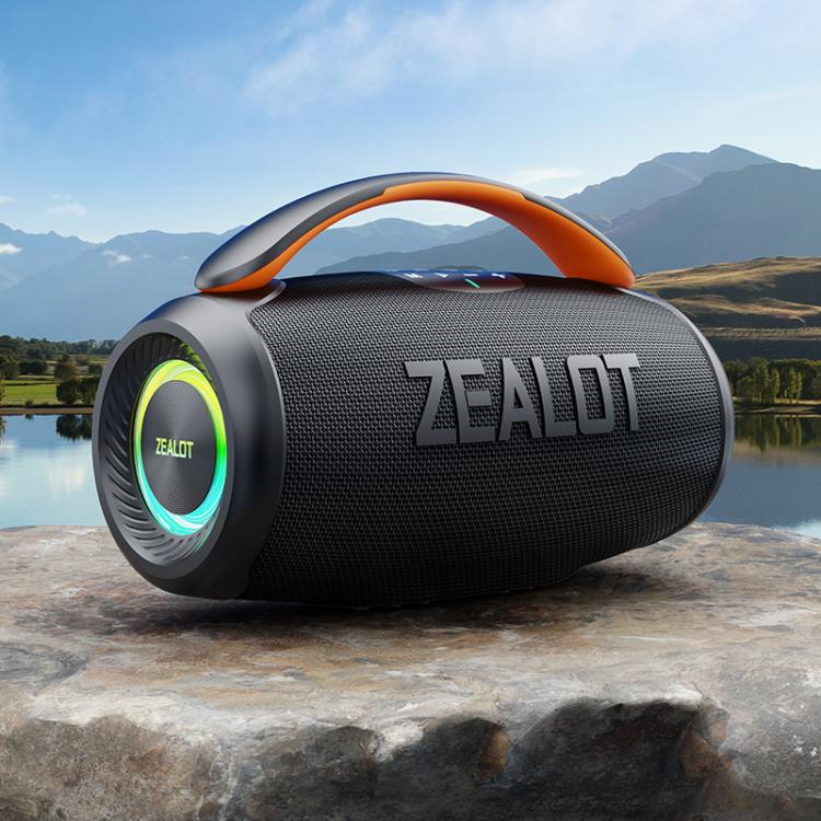 Zealot P11 50W Portable Outdoor RGB Bluetooth Speaker(Grey) - Desktop Speaker by ZEALOT | Online Shopping UK | buy2fix