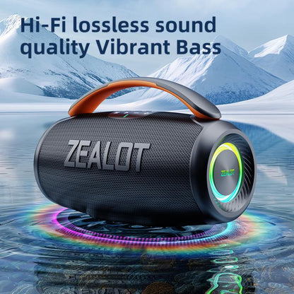 Zealot P11 50W Portable Outdoor RGB Bluetooth Speaker(Blue Cyan) - Desktop Speaker by ZEALOT | Online Shopping UK | buy2fix