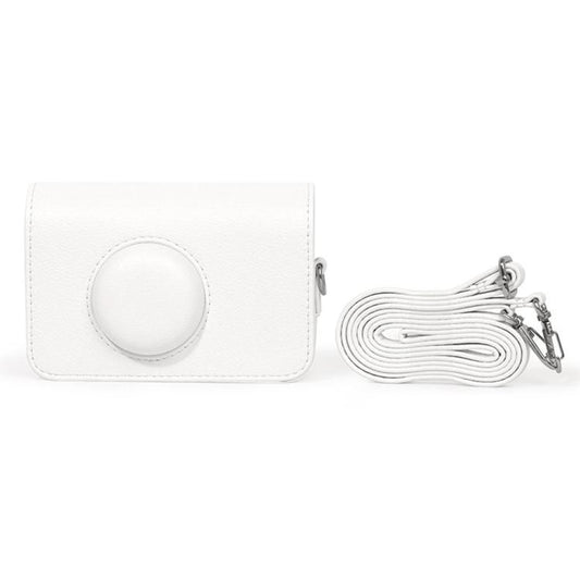 For Kodak EKTAR H35 / F501 / F9 Full Body Leather Camera Case Bag with Strap(White) - Leather Bag by buy2fix | Online Shopping UK | buy2fix