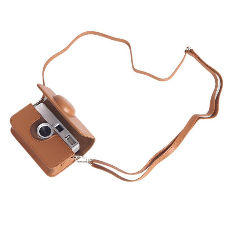 For Kodak EKTAR H35 / F501 / F9 Full Body Leather Camera Case Bag with Strap(White) - Leather Bag by buy2fix | Online Shopping UK | buy2fix