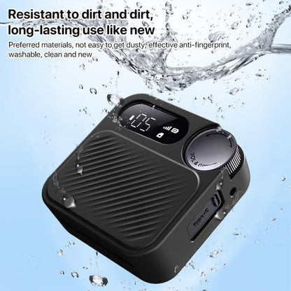 For Xiaomi Sports Walkie Talkie Silicone Protective Case(Black) - Cases by buy2fix | Online Shopping UK | buy2fix