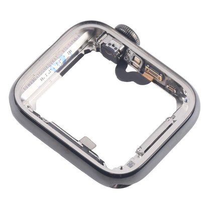 For Apple Watch Series 5 44mm LTE Graphite Steel Middle Frame Bezel Plate with Crown Spin Axis Flex Cable - Middle Frame by buy2fix | Online Shopping UK | buy2fix