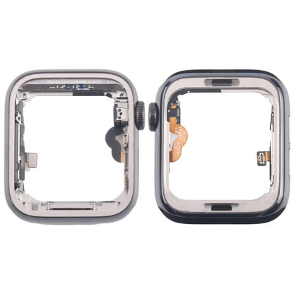 For Apple Watch Series 5 40mm LTE Graphite Steel Middle Frame Bezel Plate with Crown Spin Axis Flex Cable - Middle Frame by buy2fix | Online Shopping UK | buy2fix