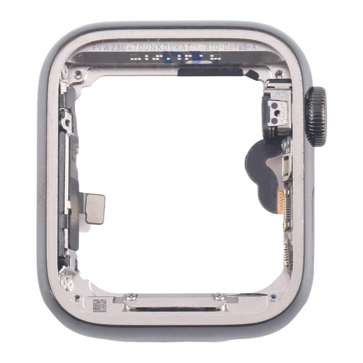 For Apple Watch Series 5 40mm LTE Graphite Steel Middle Frame Bezel Plate with Crown Spin Axis Flex Cable - Middle Frame by buy2fix | Online Shopping UK | buy2fix