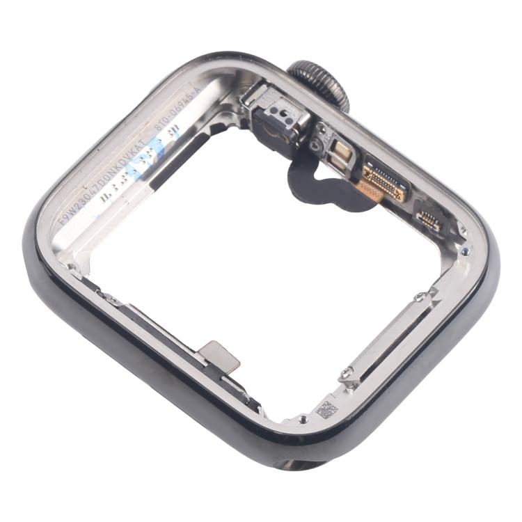For Apple Watch Series 5 40mm LTE Graphite Steel Middle Frame Bezel Plate with Crown Spin Axis Flex Cable - Middle Frame by buy2fix | Online Shopping UK | buy2fix