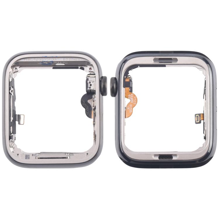 For Apple Watch Series 4 40mm LTE Graphite Steel Middle Frame Bezel Plate with Crown Spin Axis Flex Cable - Middle Frame by buy2fix | Online Shopping UK | buy2fix