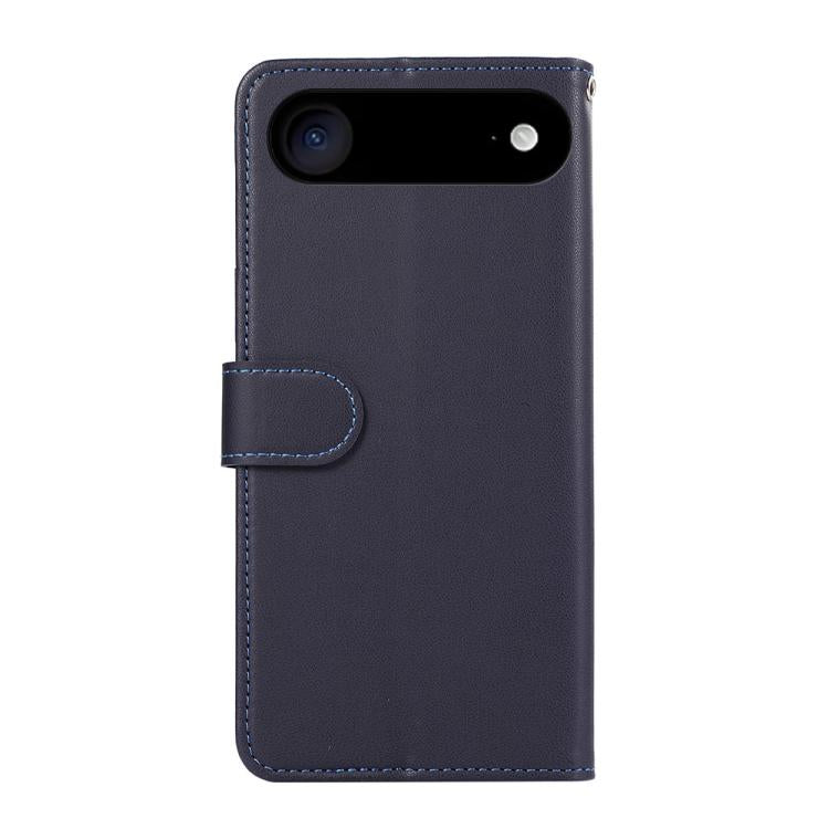 For iPhone Air ABEEL Delicate Texture Splicing RFID Leather Phone Case(Blue) - iPhone Air Cases by buy2fix | Online Shopping UK | buy2fix