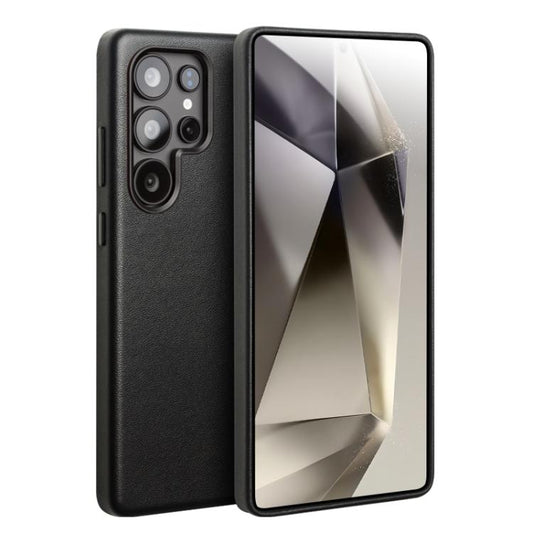 For Samsung Galaxy S25 Ultra 5G QIALINO Genuine Leather Phone Case(Black) - Galaxy S25 Ultra 5G Cases by QIALINO | Online Shopping UK | buy2fix