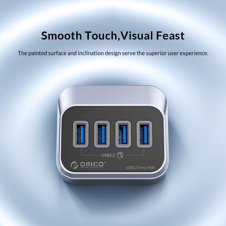 ORICO M3U3-4A 4 in 1 Type-C to USB 3.2 Docking Hub(Black) - USB HUB by ORICO | Online Shopping UK | buy2fix