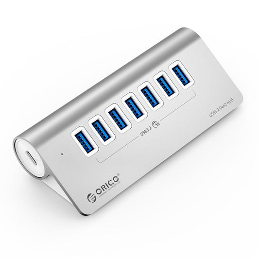 ORICO M3U7-G2 7 in 1 Type-C to USB 3.2 Docking Hub(Silver) - USB HUB by ORICO | Online Shopping UK | buy2fix