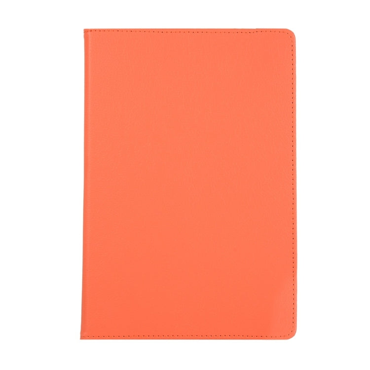 For Samsung Galaxy Tab S8+ / Tab S8 Plus / Tab S7 FE / Tab S7+ / T970 360 Degree Rotation Litchi Texture Flip Leather Case with Holder(Orange) by buy2fix
