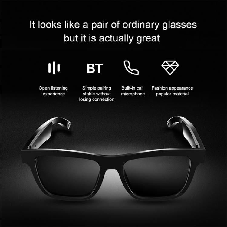 E10 Pro Smart Audio Bluetooth Glasses, Style: AI Translation(Transparent) - Smart Glasses by buy2fix | Online Shopping UK | buy2fix