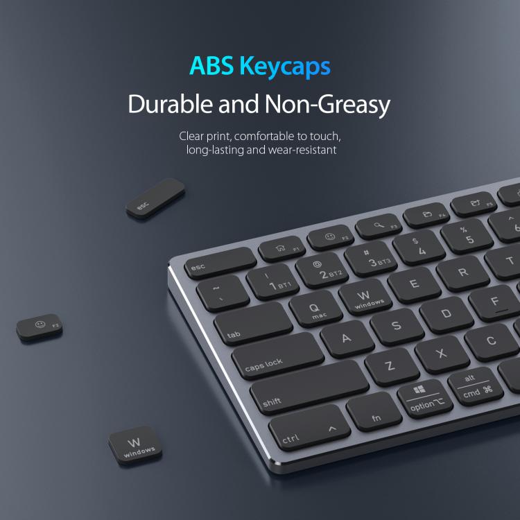 DUX DUCIS LK Series Portable Universal Wireless Keyboard(Black) - Wireless Keyboard by DUX DUCIS | Online Shopping UK | buy2fix