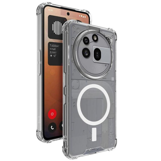 For Nothing Phone 3a Pro IMAK Space Shield PC + TPU Airbag Shockproof MagSafe Phone Case(Transparent)