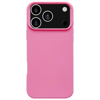 For iPhone 17 Pro Dopamine Simple Imitation Liquid Silicone Phone Case(Rose Pink) - iPhone 17 Pro Cases by buy2fix | Online Shopping UK | buy2fix