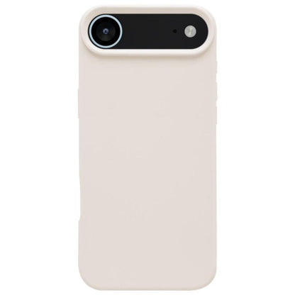 For iPhone Air Dopamine Simple Imitation Liquid Silicone Phone Case(Cheese White) - iPhone Air Cases by buy2fix | Online Shopping UK | buy2fix
