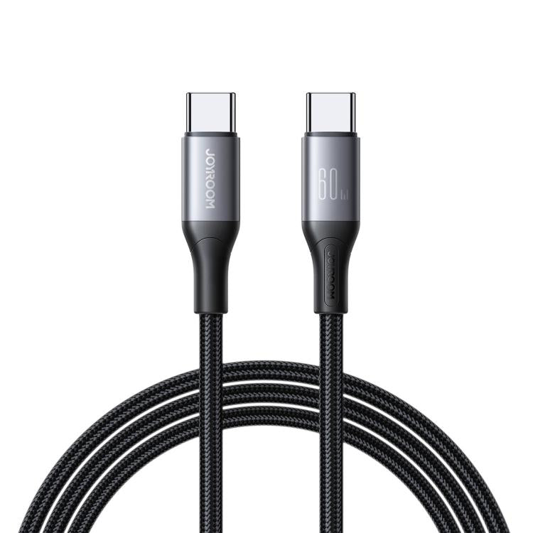 JOYROOM S-A28 Flash Series 480Mbps Fast Charging Data Cable, Type-C to Type-C Cable, Length: 1m(Black) - USB-C & Type-C Cable by JOYROOM | Online Shopping UK | buy2fix