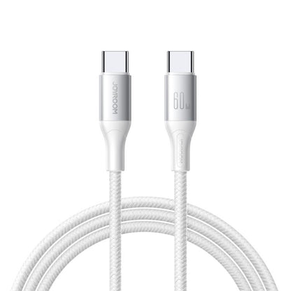 JOYROOM S-A28 Flash Series 480Mbps Fast Charging Data Cable, Type-C to Type-C Cable, Length: 1m(White) - USB-C & Type-C Cable by JOYROOM | Online Shopping UK | buy2fix