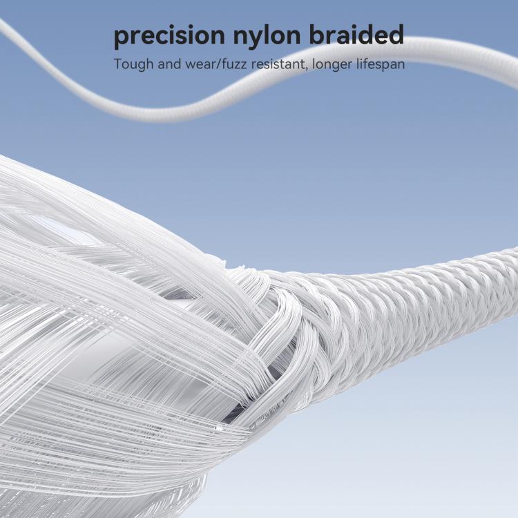 JOYROOM S-A28 Flash Series 60W 480Mbps Fast Charging Data Cable, Type-C to Type-C Cable, Length: 2m(White) - USB-C & Type-C Cable by JOYROOM | Online Shopping UK | buy2fix