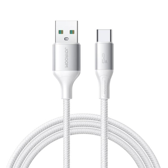 JOYROOM S-A28 Flash Series 60W 480Mbps Fast Charging Data Cable, USB to Type-C Cable, Length: 2m(White)