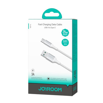 JOYROOM S-A28 Flash Series 60W 480Mbps Fast Charging Data Cable, USB to Type-C Cable, Length: 2m(White) - USB-C & Type-C Cable by JOYROOM | Online Shopping UK | buy2fix