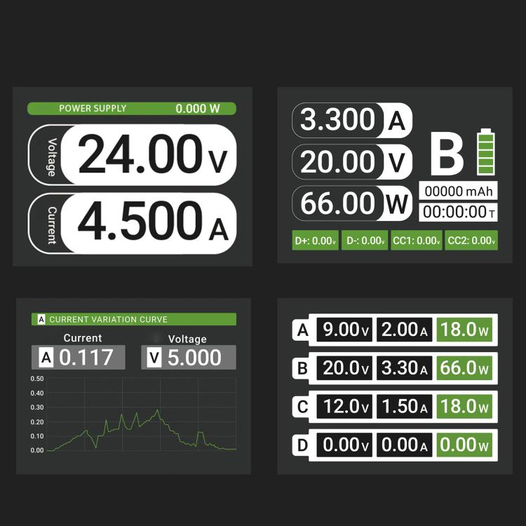 2UUL PC01 POWER MAX 200W Multi-Port Charger Adjustable Voltage Power Supply, Plug:EU Plug - Power Supply by 2UUL | Online Shopping UK | buy2fix