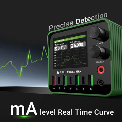 2UUL PC01 POWER MAX 200W Multi-Port Charger Adjustable Voltage Power Supply, Plug:US Plug - Power Supply by 2UUL | Online Shopping UK | buy2fix