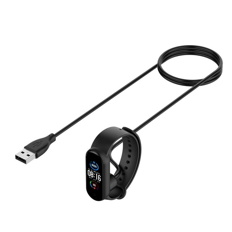 For Xiaomi Mi Band 7 / 6 / 5 xDfind USB-A Interface Smart Watch Magnetic Charging Cable, Length: 1m(Black) - Charger by xDfind | Online Shopping UK | buy2fix