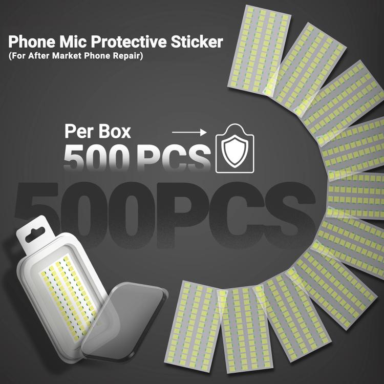 2UUL DA32 500 in 1 Phone Mic Protective Sticker - Adhesive Sticker by 2UUL | Online Shopping UK | buy2fix